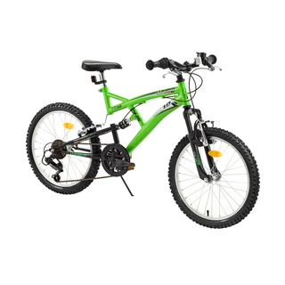 Celoodpružený detský bicykel DHS 2042 20" - model 2015 - zelená