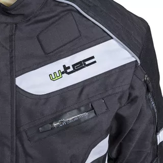 Herren Motorsportjacke W-TEC NF-2216 - schwarz-weiß