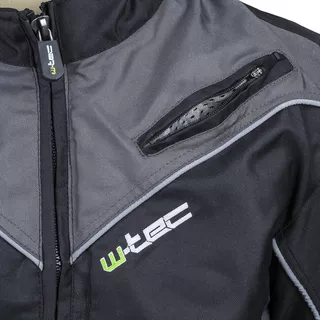 Men’s Moto Jacket W-TEC NF-2115 - Black-Chameleon Grey