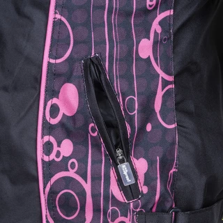 Women’s Moto Jacket W-TEC Calvaria NF-2406 - Black-Pink with Graphics