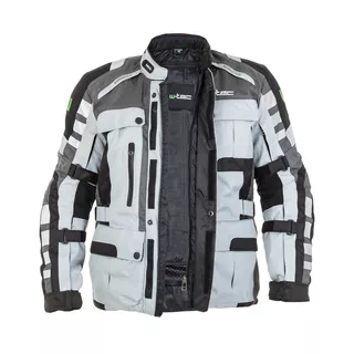 Motorradjacke W-TEC Avontur - grau-schwarz