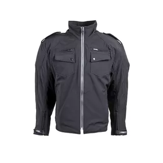 Męska kurtka motocyklowa soft-shell W-TEC NF-2754 - Czarny - Czarny