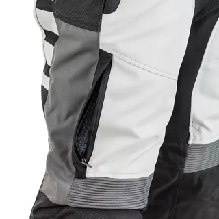 W-TEC Avontur Motorradhose - grau-schwarz