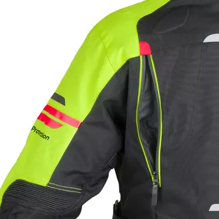 Men’s Motorcycle Jacket W-TEC Ventura - Black-Fluo Yellow