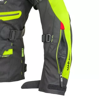 W-TEC Ventura Lady Damen Motorradjacke - schwarz-fluo gelb