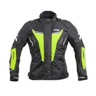 Damska kurtka motocyklowa W-TEC Brandon Lady - Czarny-fluo żółty