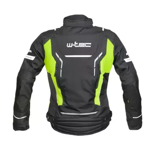 Dámska moto bunda W-TEC Brandon Lady - čierna-fluo žltá, XXL