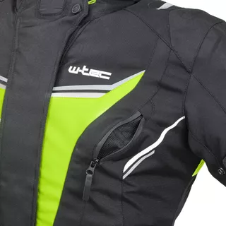 Women’s Motorcycle Jacket W-TEC Brandon Lady - Black-Fluo Yellow