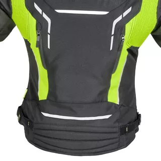 W-TEC Brandon Lady Damen Motorradjacke - schwarz-fluo gelb