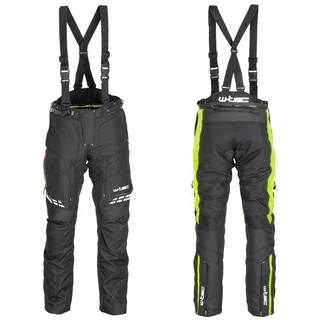 Men’s Motorcycle Pants W-TEC Spirital - Black-Fluo Yellow