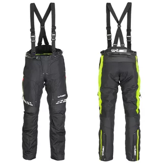 Men’s Motorcycle Pants W-TEC Spirital - Black-Fluo Yellow