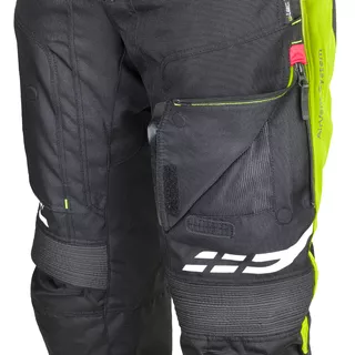 Men’s Motorcycle Pants W-TEC Spirital - Black-Fluo Yellow