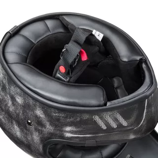 Motocross Helm W-TEC Retron - Rostiges Grau