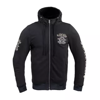 Bluza męska z kapturem W-TEC Black Heart Kustom Kulture Hoodie z aramidem - Czarny