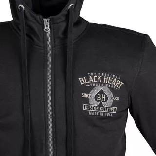 Men’s Aramid Fiber-Reinforced Hoodie W-TEC Black Heart Kustom Kulture - Black