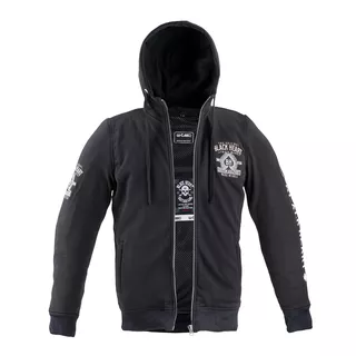 Мъжки мото суитшърт W-TEC Black Heart Kustom Kulture - черен