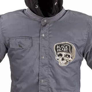 Pánska bunda W-TEC Black Heart Garage Built Jacket - tmavo šedá