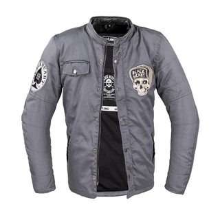 Férfi kabát W-TEC Black Heart Garage Built Jacket - sötét szürke, S