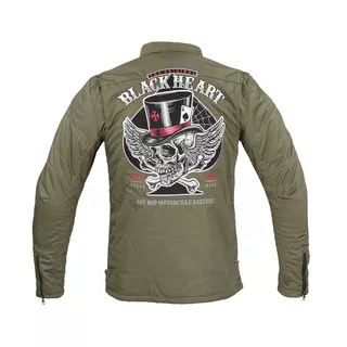 Férfi Aramid-szálas motoros kabát W-TEC Black Heart Hat Skull Jacket