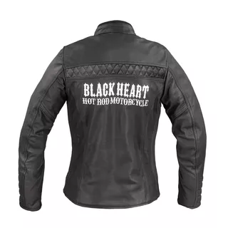 Dámská kožená moto bunda W-TEC Black Heart Raptura - černá