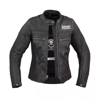 Dámska kožená moto bunda W-TEC Black Heart Raptura