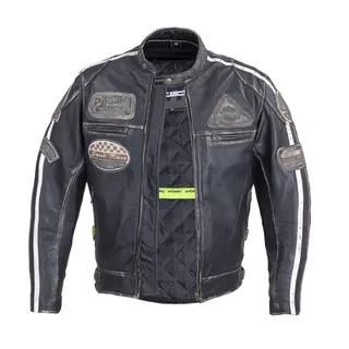 W-TEC Sheawen Vintage Herren Leder Motorradjacke - XXL