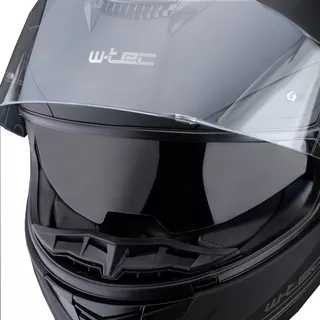 Motoros bukósisak W-TEC Yorkroad Stealth YM-831 - Black Stealth Matt, XXL(63-64)