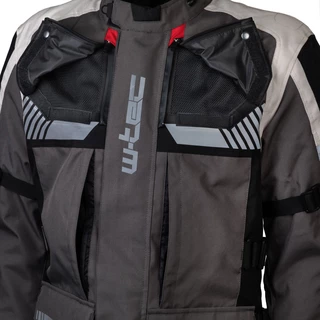 Touring Motorcycle Jacket W-TEC Excellenta - Thunderstorm Gray