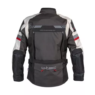 Touring Motorcycle Jacket W-TEC Excellenta - Thunderstorm Gray