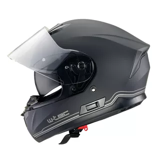 Motorcycle Helmet W-TEC Yorkroad Stealth - Black Stealth Matt