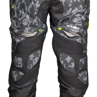 Men’s Summer Motorcycle Pants W-TEC Toregate - Black-Grey Digi-Camo