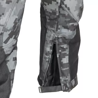 Męskie letnie spodnie motocyklowe W-TEC Jori - Czarno-Szary Digi-Camo