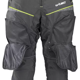 Motorcycle Pants W-TEC Propant - Black-Fluo Yellow