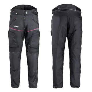 Damen Motorradhose W-Tec Propant - schwarz-rosa