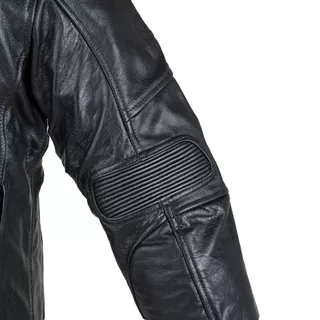 Men’s Leather Motorcycle Jacket W-TEC Black Heart Wings