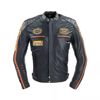 Herren Ledermotorradjacke W-TEC Sheawen Antique