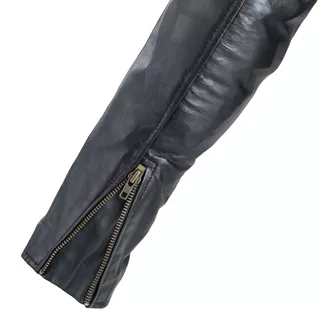 Pánská kožená moto bunda W-TEC Sheawen Classic - černá