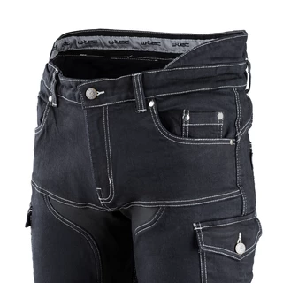 Pánské moto jeansy W-TEC Aredator EVO - 2.jakost - černá