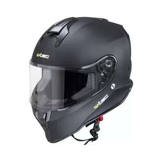 Motorradhelm W-TEC Integra Solid - Matt Schwarz