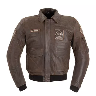 Men’s Leather Jacket W-TEC Black Heart Bomber