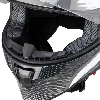 Motorcycle Helmet W-TEC Integra Graphic - Black-Green