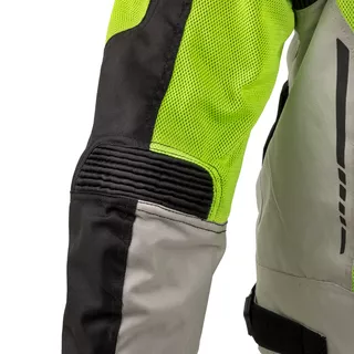 Nyári motoros kabát  W-TEC Saigair - Fluo Sárga-Szürke