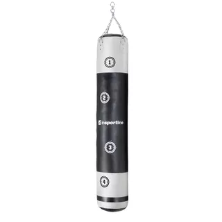 Punching Bag inSPORTline Robkin 180 x 35 cm - Black-White