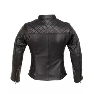 Women’s Leather Motorcycle Jacket W-TEC Corallia - Black