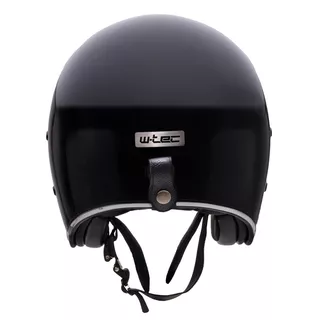 Motorcycle Helmet W-TEC Angeric Gloss Black w/ Steamrust Goggles