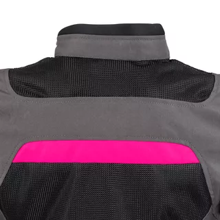 Damska letnia kurtka motocyklowa W-TEC Monaca - Black Mesh-Pink