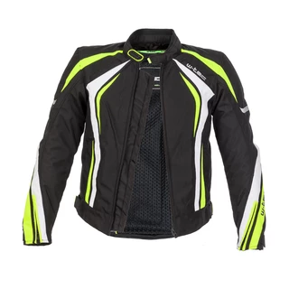 Men’s Motorcycle Jacket W-TEC Chagalero - Black-Yellow-White, 5XL