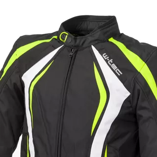 W-TEC Chagalero Herren Motorradjacke - Black-Yellow-White