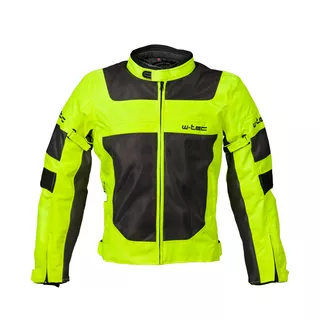 W-TEC Fonteller Sommer Herren Motorradjacke - Yellow-Grey