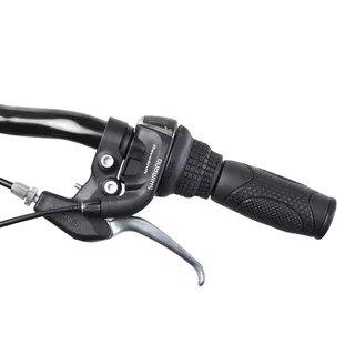 Juniorský celoodpružený bicykel DHS 2445 24" - model 2019 - Black